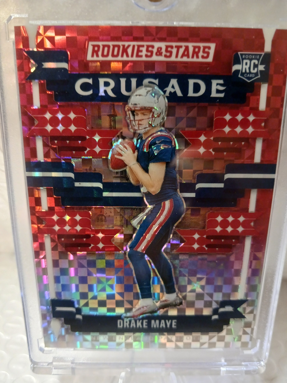 2024 Panini RookIes And Stars -Crusade Drake Maye (RC) BEAUTIFUL CARD!!!